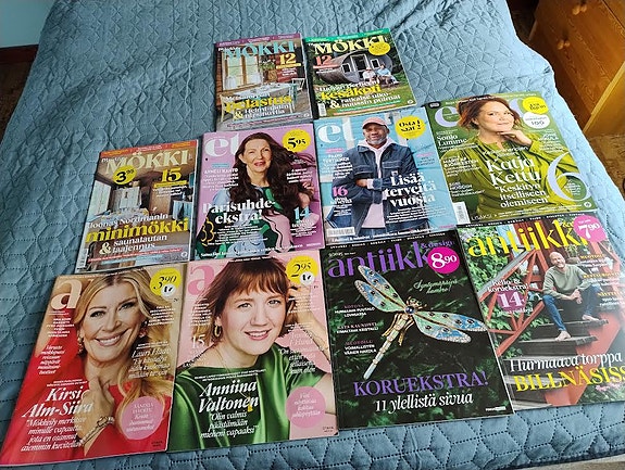 Anna, Mökki, Et ja Antiikki lehtiä 10 kpl