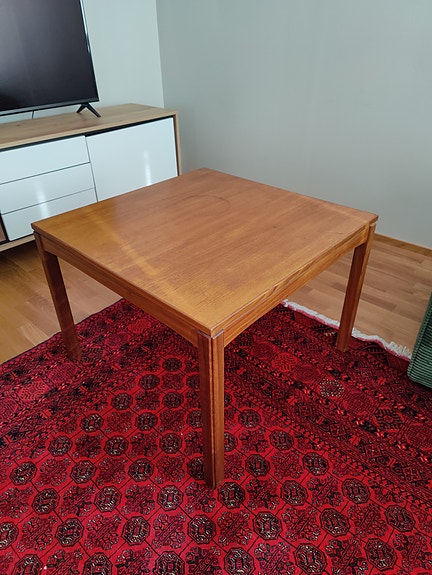 Teak/tiikki sohvapöytä