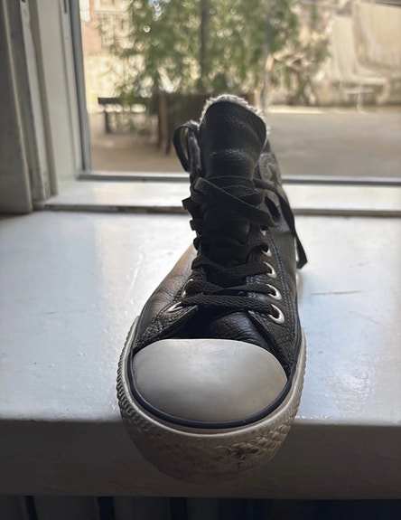 Converse All Star nahkaiset tennarit koko 44 musta