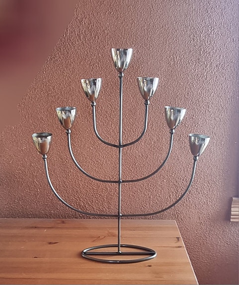 Iso metallinen KYNTTELIKKÖ 52×43cm