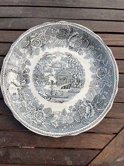 Arabian maisema lautanen