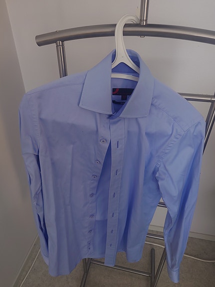 Dressmann Slim Fit kauluspaita sininen XS