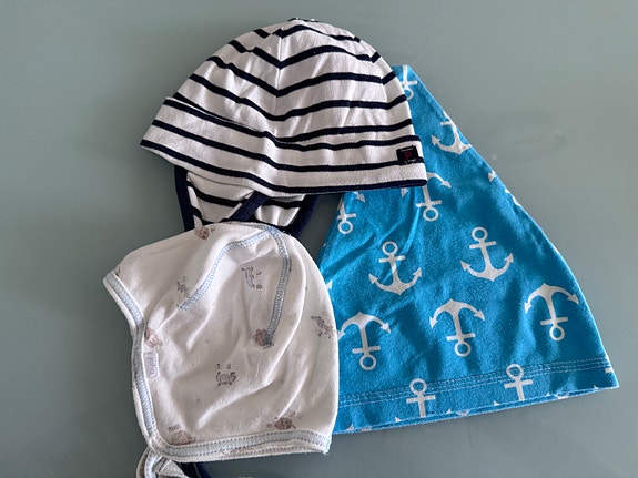 Polarn O. Pyret vauvan myssy koko 44 kirjava unisex puuvilla