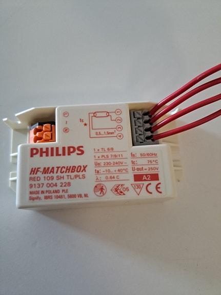 Philips HF-Matchbox RED TOP SH TL/PL-S liitäntälaite