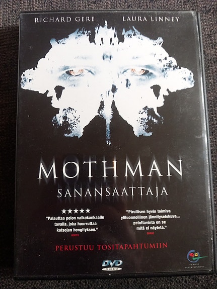 Mothman Sanansaattaja DVD-elokuva