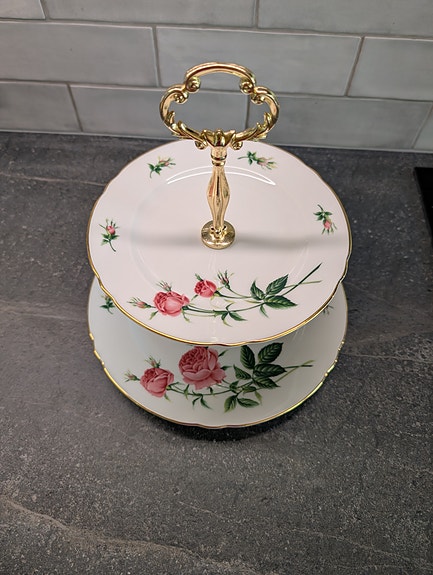 Christineholm Porcelaine Rose kerrosvati