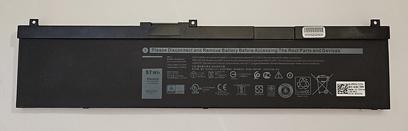 Dell precision 7540/7740 akku 97Wh