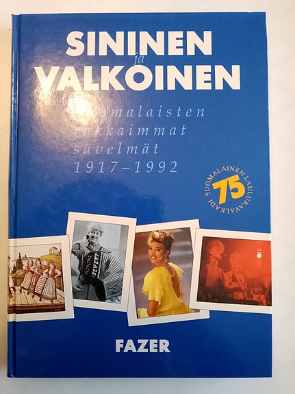 Sininen ja valkoinen - nuottikirja