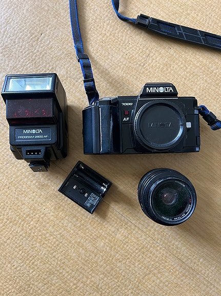 Minolta 7000 setti vintage löytyö!!