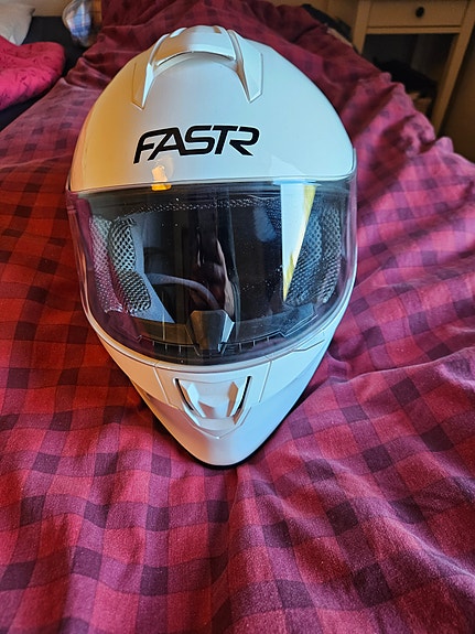 FASTR F11 moottoripyöräkypärä valkoinen koko S