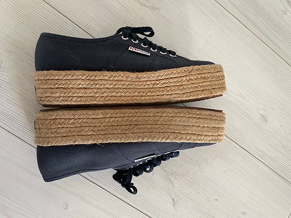 Superga tennarit espadrillo platform navy, 41