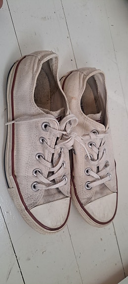 Converse All Star purjehduskengät koko 36,5 valkoinen