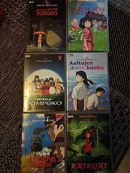 Studio Ghibli DVD-elokuvapaketti + Kikin lähettipalvelu