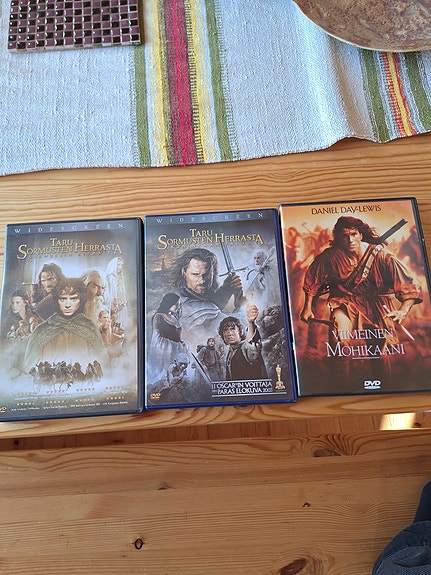Taru sormusten herrasta ja Viimeinen mohikaani DVD