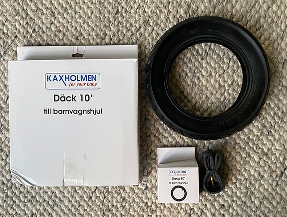 Kaxholmen 10" rengas lastenvaunuihin