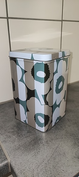 Marimekko Unikko Ralli peltipurkki