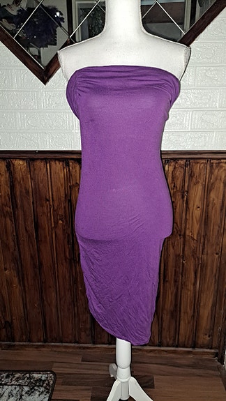 Olkaimeton lila Zara kesämekko (M/40)