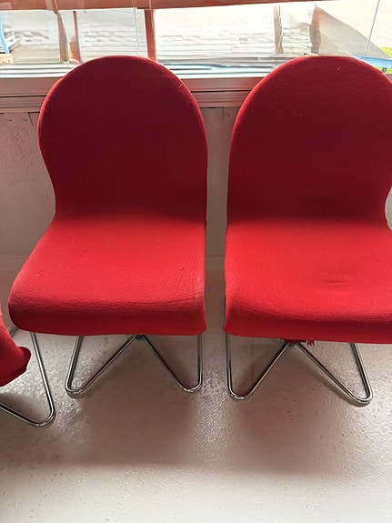 Verner Panton 1-2-3 tuolit 4kpl yhteensä 120€
