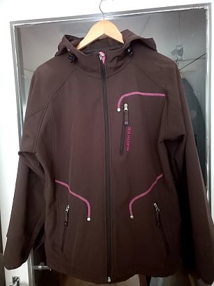 North Ice softshell-takki M ruskea