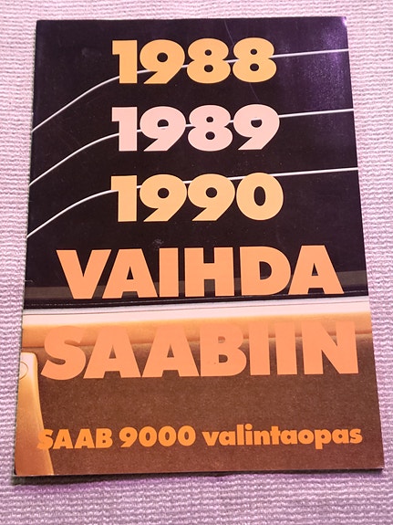 Saab 9000 valintaopas
