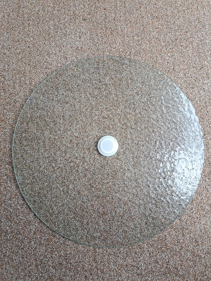 Parvekepöydän lasi