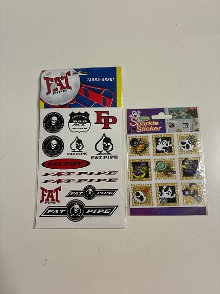Fat Pipe tarrat + Starshine Sticker -tarra-arkit