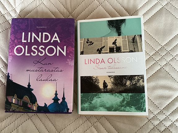 Linda Olsson; Sisar talossani ja Kun mustarastas laulaa
