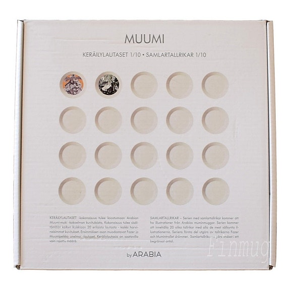 Muumi keräilylautaset: 1/10 Fazer ja Muumipeikko unelmoi (2014)