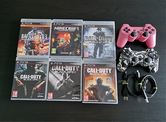 Ps3 Pelejä ja ohjaimia
