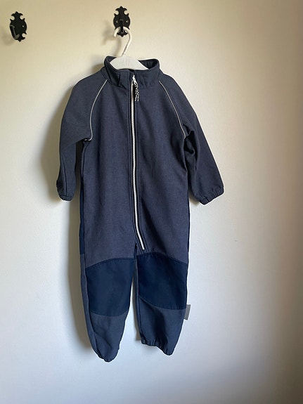 Name it sinisävyinen kevyt talvihaalari fleece-vuorella, 92