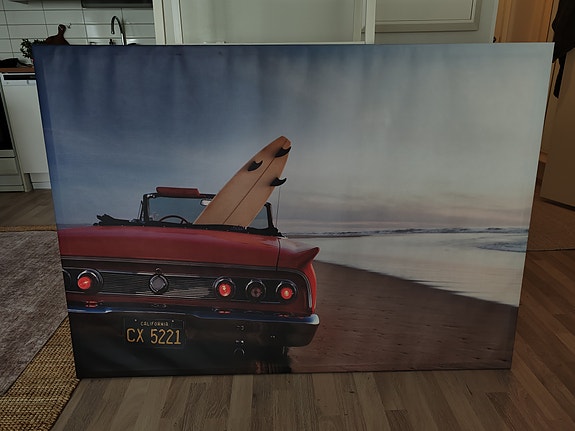 Iso Ikean taulu 140x100cm