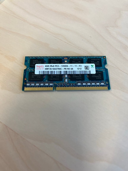 Hynix 4GB DDR3 SO-DIMM RAM-muisti