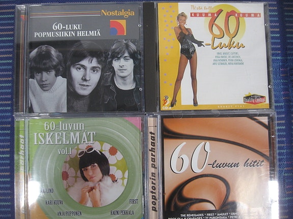 60- ja 70-luvun kotimaisia kokoelmia
