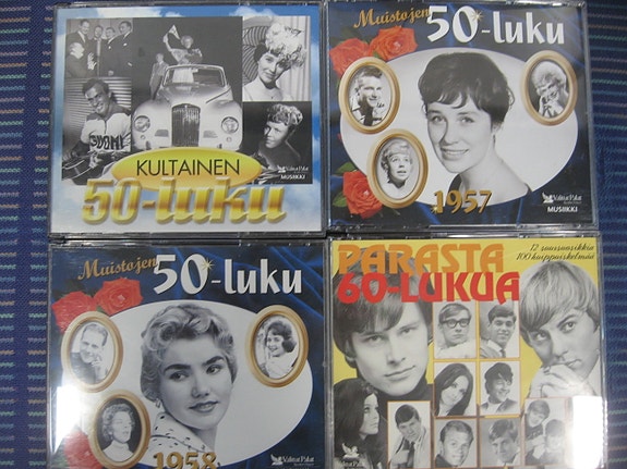 Muistojen 50, 60, 70 ja 80-luku kokoelmia