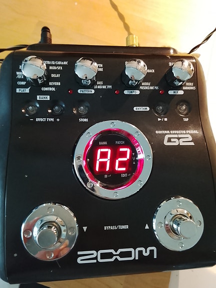 Zoom G2 multiefekti