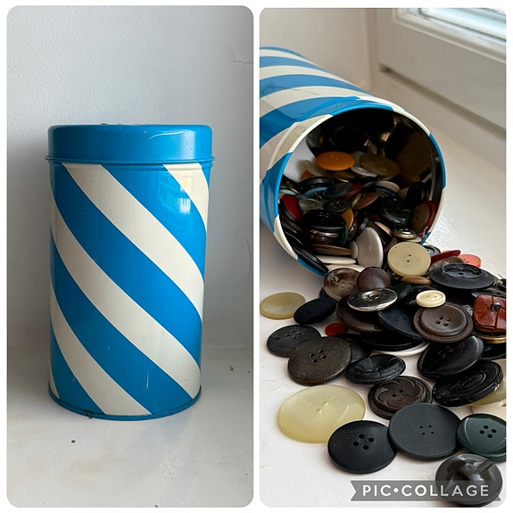 Vintage Aarikka riemuraita täynnä nappeja