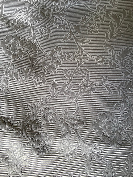IKEA Blekviva kukkakuvioiset verhot harmaa
