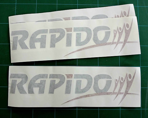 RAPIDO -tarra, 290x85