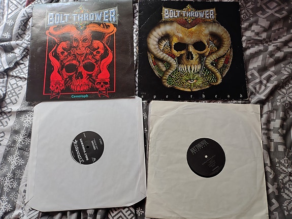 2* Bolt Thrower 12" (loistokunto, harvinaiset)