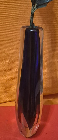 Kumela J. Jacobino sininen lasimaljakko