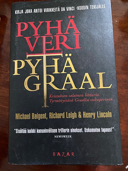 Pyhä veri, pyhä Graal -kirja