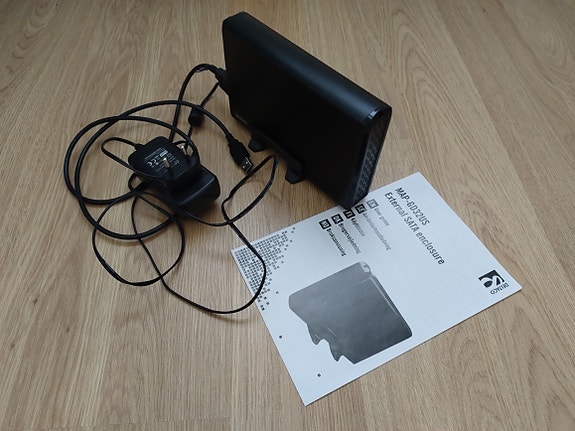 Ulkoinen kiintolevy 500 GB (Deltaco kotelo + WD Blue HDD levy)