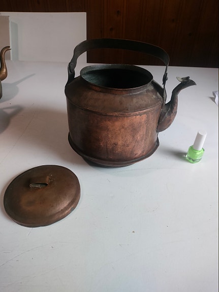 Iso kuparipannu / kahvipannu, noin 3 L