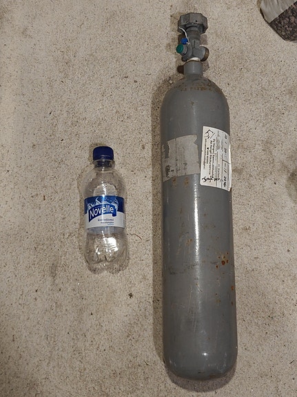 2kg Hiilidioksidipullo