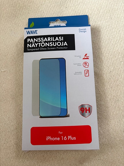 Panssarilasi iPhone 16 Plus