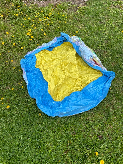 Lasten puhallettava allas