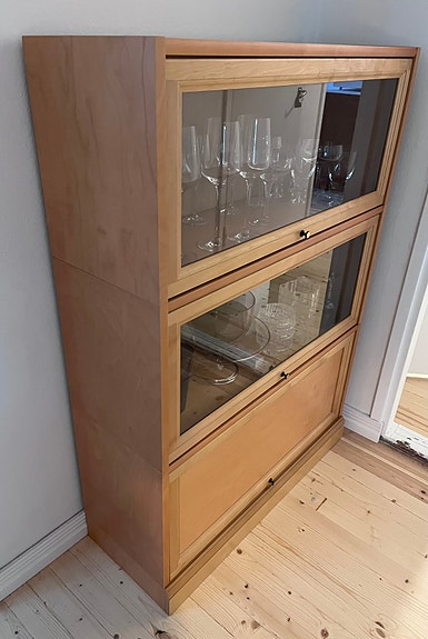 Asko Aspö kirjahylly / vitriini 5 osaa