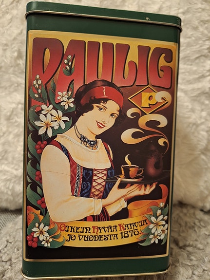 Pauligin kahvipurkki