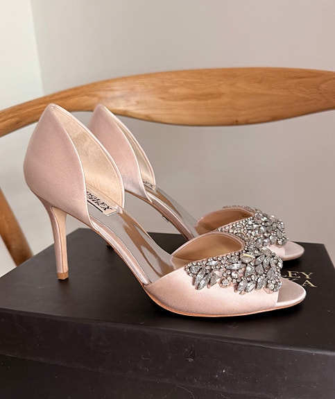 Badgley Mischka vaaleanpunaiset korkokengät 39