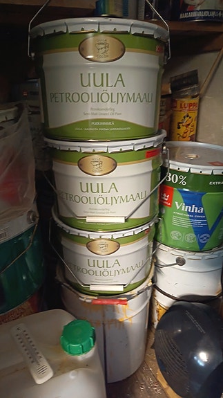 Uula petrooliöljymaali ulkomaali vihreä